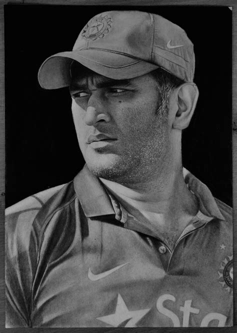 ArtStation - M S Dhoni sketch