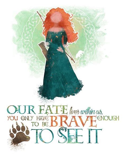 Merida Brave Printable Poster DIGITAL / Instant | Etsy | Disney quote ...