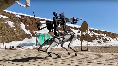 This Submachine Gun-Equipped Robot Dog Goes Full John Wick At Shooting ...