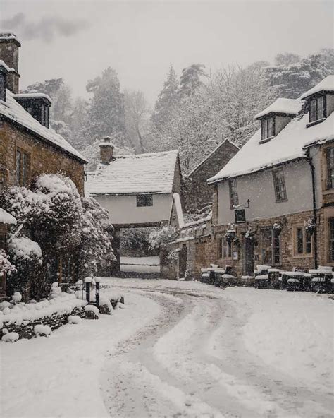 Winter Wonderland in the Cotswolds: English Villages covered in snow ...