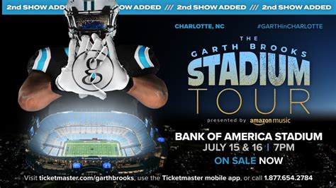 Garth Brooks coming to Bank of America Stadium for two shows in July 2022