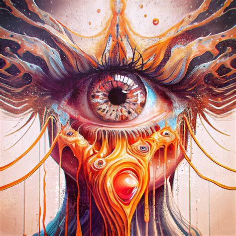 All-seeing eye - Psychedelic surrealism | Rare Digital Artwork ...