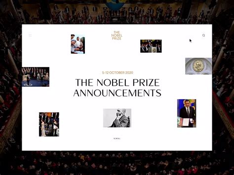 Nobel Prize. Redesign concept. Main by Evgeny UPROCK for UPROCK AGENCY ...