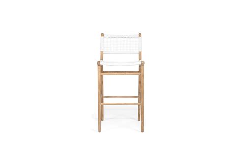 Zen Bar Stool - White - Abide Interiors