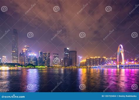 Guangzhou Skyline. Guangzhou, China Stock Photo - Image of scenery ...