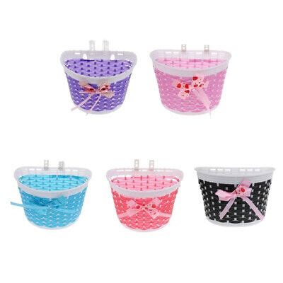 Girls Bike Basket Front Bicycle Cycle Storage Cute Basket For Kids ...