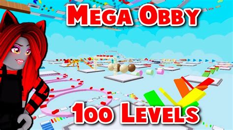 Completing 100 LEVELS In MEGA EASY OBBY! (Roblox) - YouTube