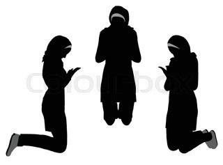 Family Praying Silhouette at GetDrawings | Free download