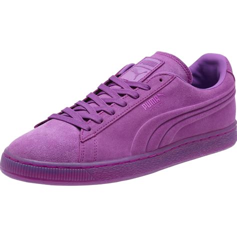 Lyst - Puma Suede Embossed Iced Fluo Men's Sneakers in Purple for Men