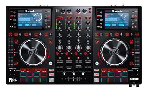 NUMARK NVII Four-Deck + Four-Channel Serato DJ Controller with Dual ...