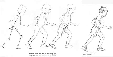 Boy running | “How to Draw and Paint Children” by Viola Fren… | Flickr