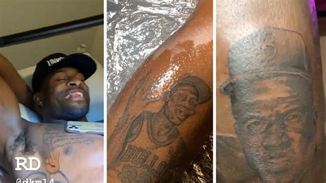 NFL's DK Metcalf Gets Tattoo Tribute to Black Heroes, MJ, MLK, Jackie ...