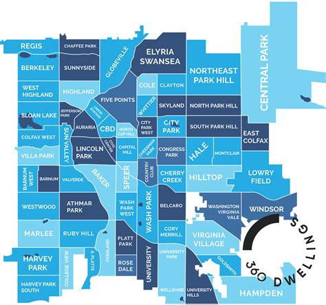 Denver Neighborhood Map