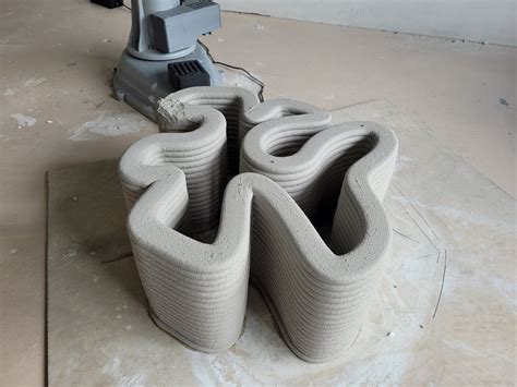 3D Printing Cement — 3D Potter Real Clay 3D Ceramic Printers