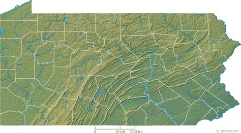 Map of Pennsylvania