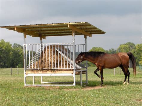 H-8 Horse Hay Feeder - Save Money & Time | Klene Pipe Structures