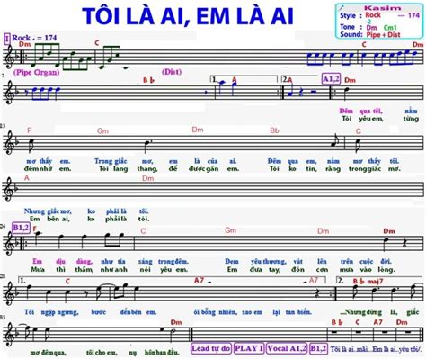 TÔI LÀ AI, EM LÀ AI – Kho Sheet nhạc