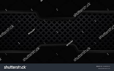 Black Metal Texture Background Vector Illustration Stock Vector ...