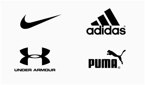 Black And White Famous Logos