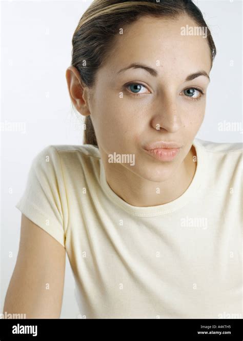 Pursed lips hi-res stock photography and images - Alamy