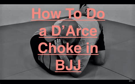 How To Do a D’Arce Choke in BJJ – ALL BJJ