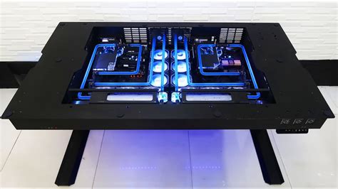 Custom Pc Build #121 " Infinity " huge custom water-cooled Dual system ...