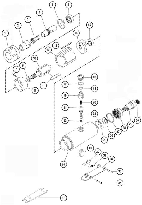 Dynabrade 18000 Parts List and Diagram : eReplacementParts.com