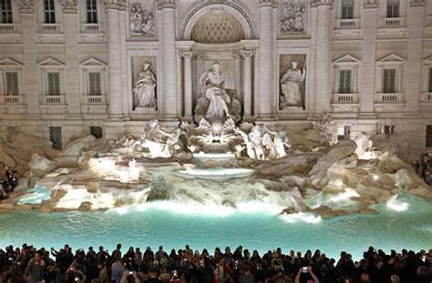 Trevi Fountain coins to continue bringing fortune to Rome’s needy ...