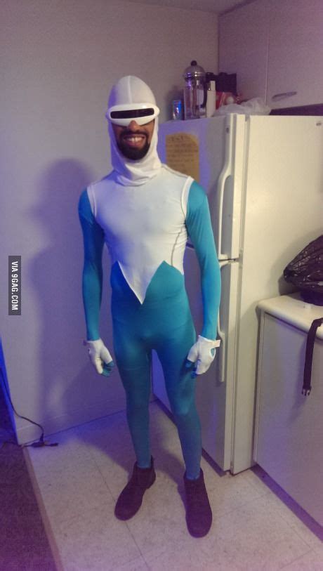 My Frozone costume last night - Cosplay | Frozone costume, Halloween ...