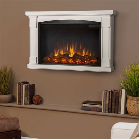 Real Flame Slim Brighton Wall Mounted Electric Fireplace & Reviews ...