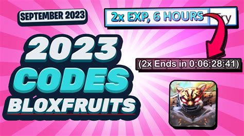 *NEW* Blox Fruit Codes November 2023 - 2x 20 Minute Exp Codes! - YouTube