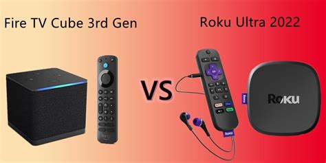 Fire TV Cube 3rd Gen vs Roku Ultra 2022, TV Streaming Device Review ...