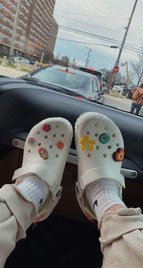 Stylish White Crocs Shoes