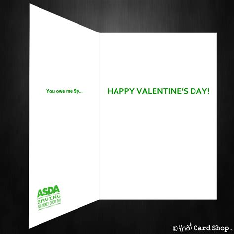 ASDA Valentines Day Card - Smart Price Supermarket Spoof Card – That ...