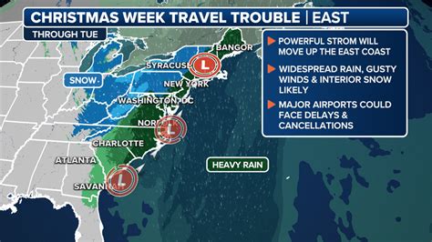 Powerful pre-holiday storm to pound 20 states, slow early Christmas ...