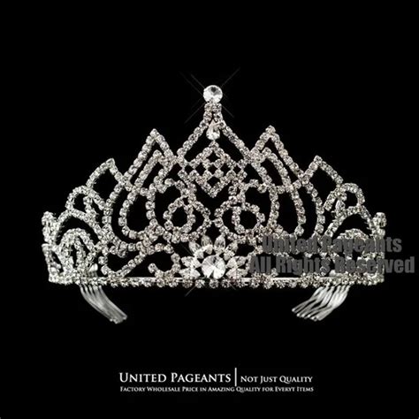 2015 Little Miss Hair Crowns Princess Queen Pageant Girls Crown Tiara ...