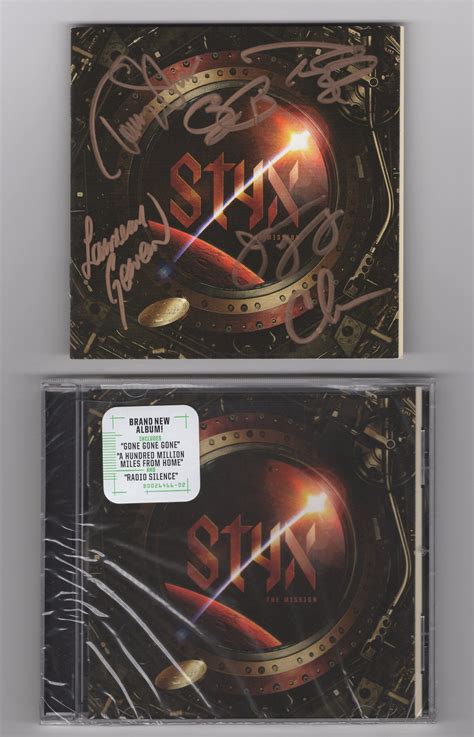 STYX Autographed "The Mission" CD - The Autograph Source