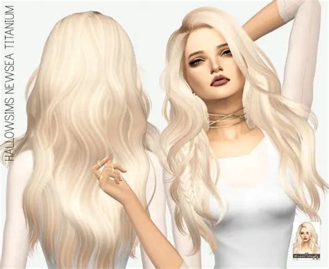 Sims 4 Hairs ~ Miss Paraply: Newsea`s Titanium hair retextured