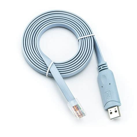 Cisco Compatible Console Cable, 6ft, FTDI USB to RJ45 Console Cable ...