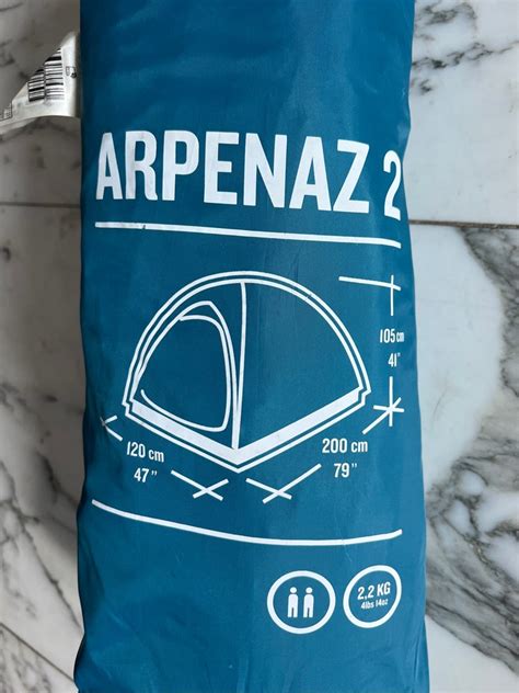 Quechua Arpenaz 2 tent for 2 persons, Sports Equipment, Hiking ...