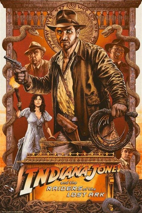 Custom Raiders of the lost Ark artwork | Indiana jones films, Indie ...