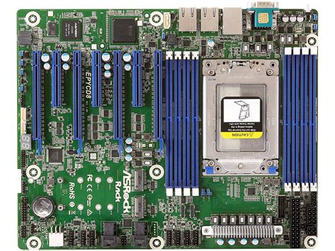 AsRock Rack EPYCD8 ATX Server Motherboard AMD EPYC 7002/7001 (Naples ...