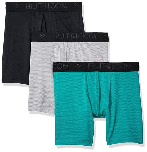 Fruit of the Loom - Fruit of the Loom Men's 3pk Breathable Lightweight ...