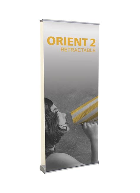 Orient 2 Double Sided Banner Stand | Banner Stands | Display Aisle