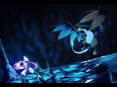 Mewtwo vs Charizard X | Mewtwo, Pokemon mewtwo, Charizard