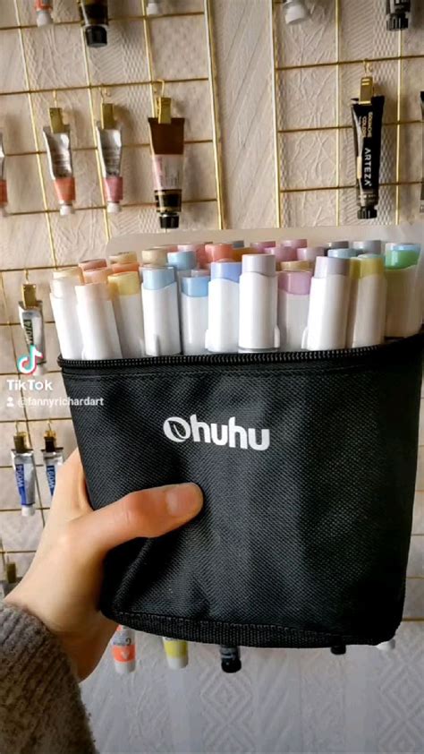 Ohuhu markers pastel set swatches! Follow me on TikTok ...