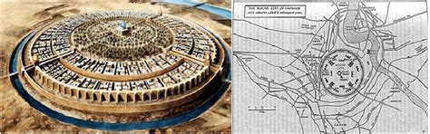 "Round City" Baghdad AD762 by Abu Jafar al-Mansur Islamic Architecture ...