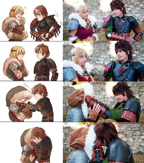 Hiccup and Astrid FANART / COSPLAY by AlexanDrake89 on DeviantArt