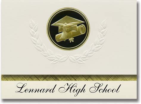 Amazon.com : Signature Announcements Lennard High School (Ruskin, FL ...