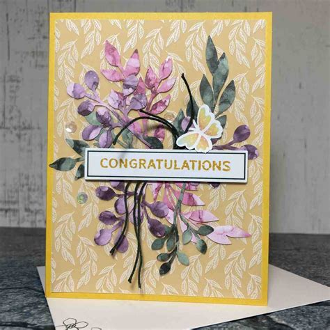 Congratulations Floral Card | Cats Paw Farm